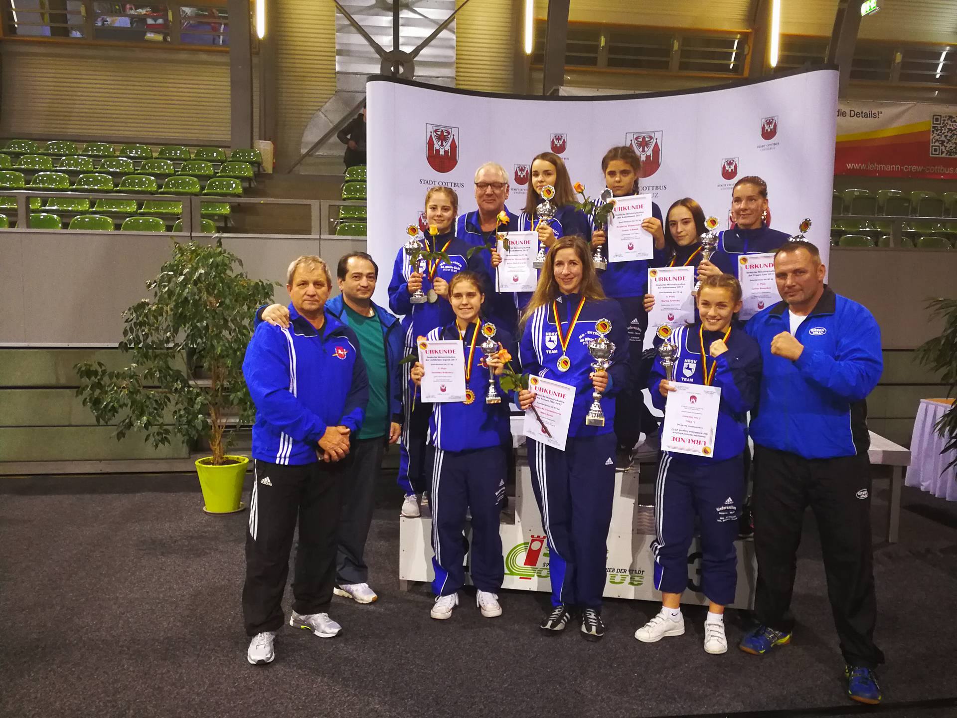 Teilnehmerinnen NDS Deutsche Meisterschaft Boxen 2017